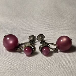 Elegant Pink Clip-On Earrings